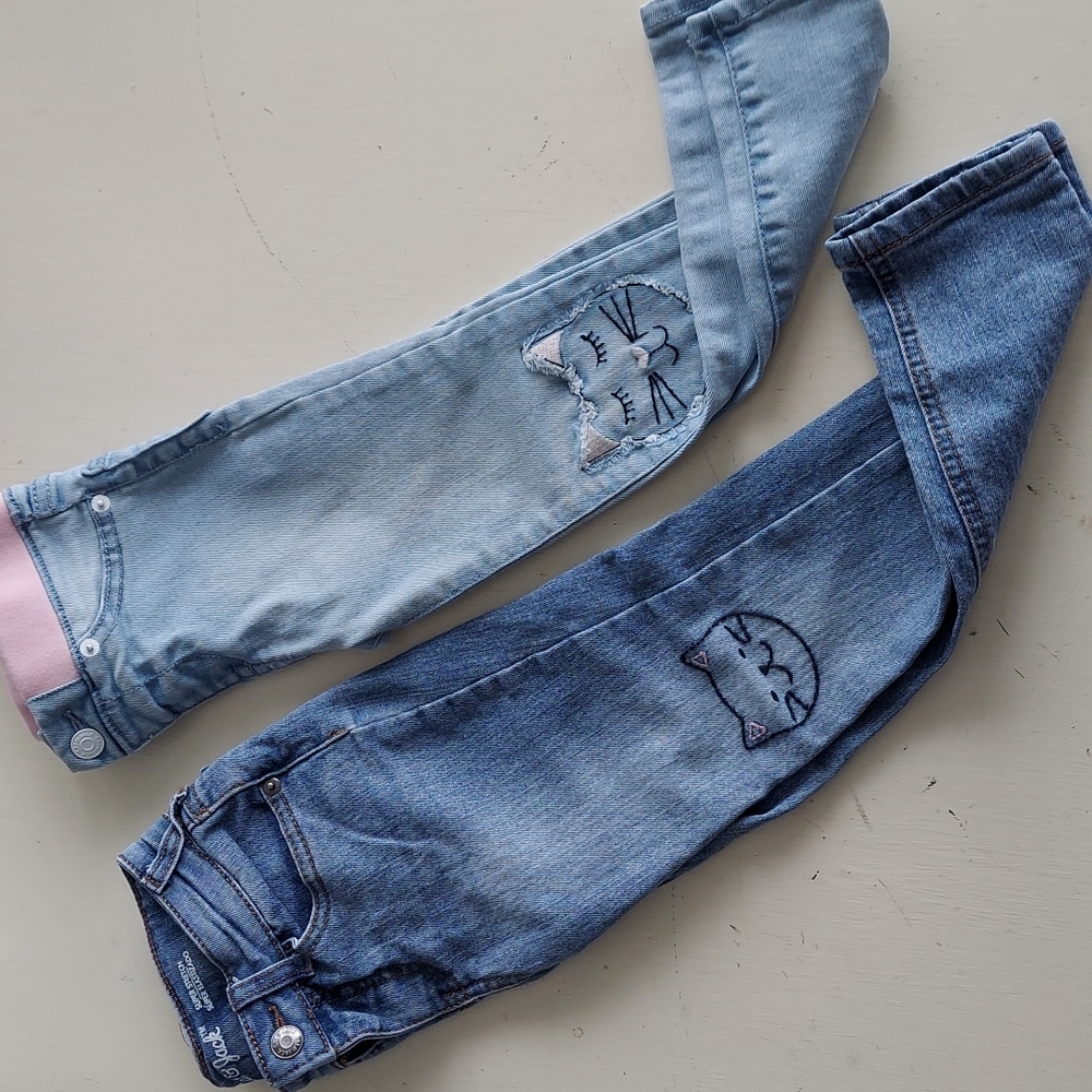 Cat & Jack Girl's Jeans - 5 (2 Pair)